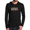 100% Ring Spun Cotton Long Sleeve Hooded T Shirt Thumbnail