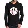 100% Ring Spun Cotton Long Sleeve Hooded T Shirt Thumbnail