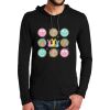 100% Ring Spun Cotton Long Sleeve Hooded T Shirt Thumbnail