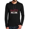 100% Ring Spun Cotton Long Sleeve Hooded T Shirt Thumbnail