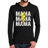 100% Ring Spun Cotton Long Sleeve Hooded T Shirt Thumbnail